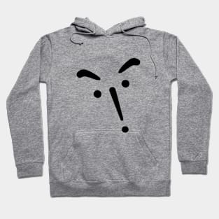 Font Character Pattern Face 1 Hoodie